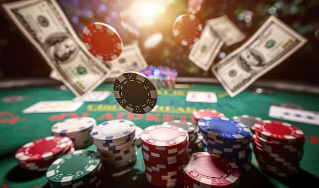 Live Sic Bo dealer table with dice and betting interface on loto88